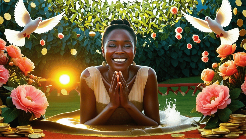 receiving from the universe a woman with money, luck and love 